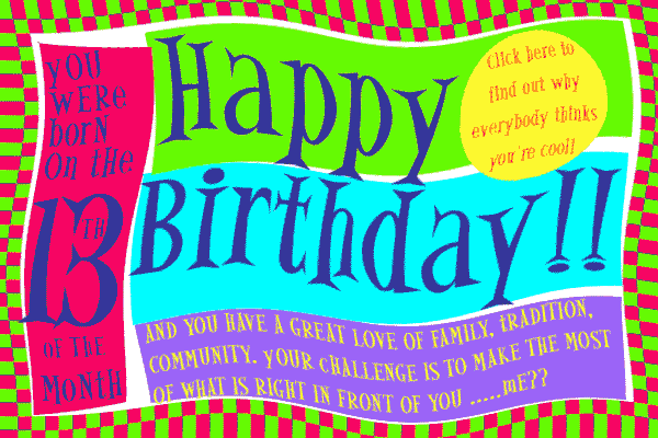 Numerology Birthday Card nr 31, by Decoz; Your challenge is to make the most of what you are doing right now.  