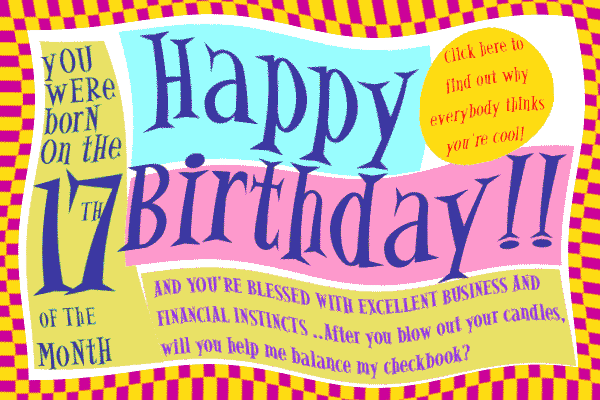 Numerology Birthday Card designed by Hans Decoz. Your approach to business is original, creative, and daring. 