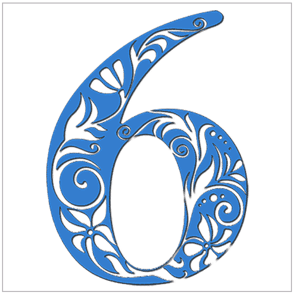 Numerology meaning of the number 6: You are a loving and caring individual with a tendency to put the needs of others before those of yourself. 