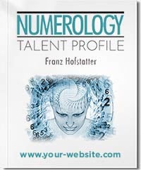 Numerology Talent Profile; Advise on career and business; examines 74 traits and 39 vocations based on your chart