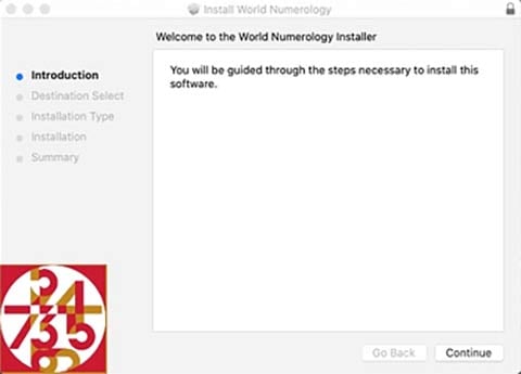 Installing the World Numerology app