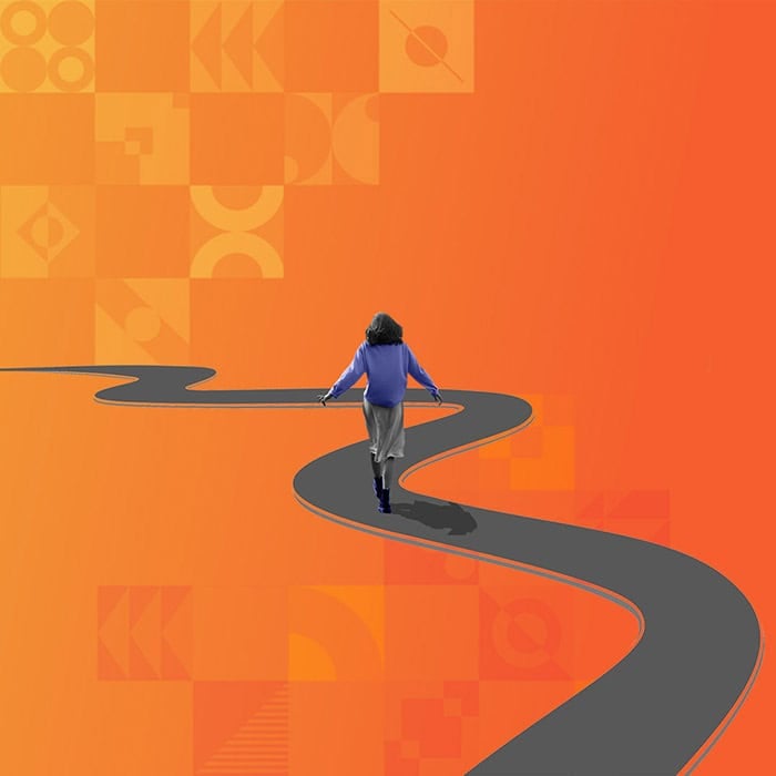 Your Life Path is represented by the two concentric circles.