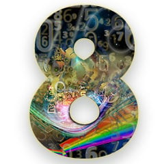 The numerology meaning of the number 8; The number of BALANCE and POWER 