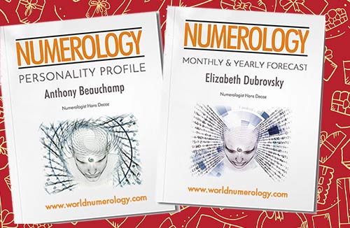 Numerology reports in PDF print format