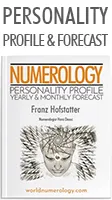 Numerology Report; The Personality Profile and Yearly Forecast combined