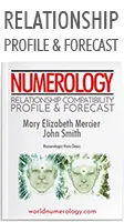 Numerology Report; The Relationship Compatibility Profile and Forecast combined