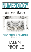 Numerology's Talent Profile looks at 79 traits and 34 vocations