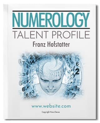 Numerology's Talent Profile looks at 79 traits and 34 vocations