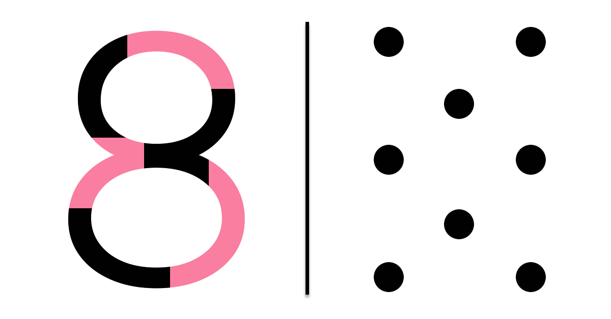 The numerology meaning of the 8; a goal-oriented, authoritarians, powerfull business number 