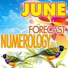 June numerology forecast for a 7 year, 4 month.