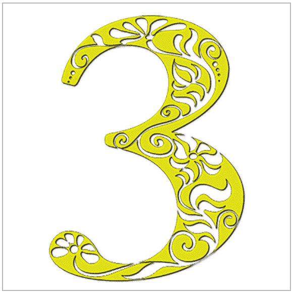 The numerology meaning of Personality Number 3.