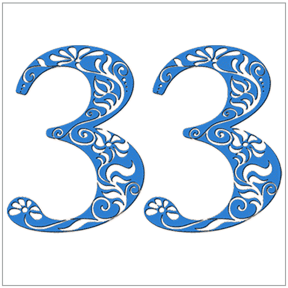 The numerology meaning of Personality Number 33.