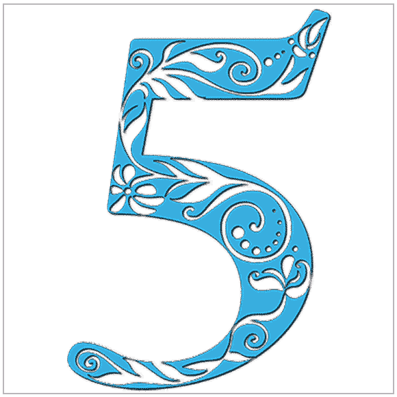 The numerology meaning of Personality Number 5.
