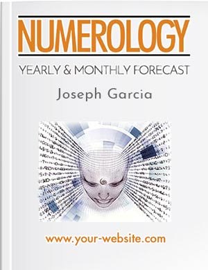 1-Year Numerology Forecast, includes monthly numerology predictions.